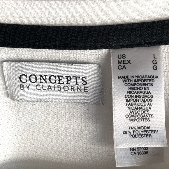 Concepts by Claiborne Cream Leisure Shirt - Picture 4 of 8